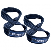 Lifting Straps Figure 8 Black/Blue 3405